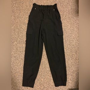 Dynamite Black Highwaisted Pants with Side Pockets
